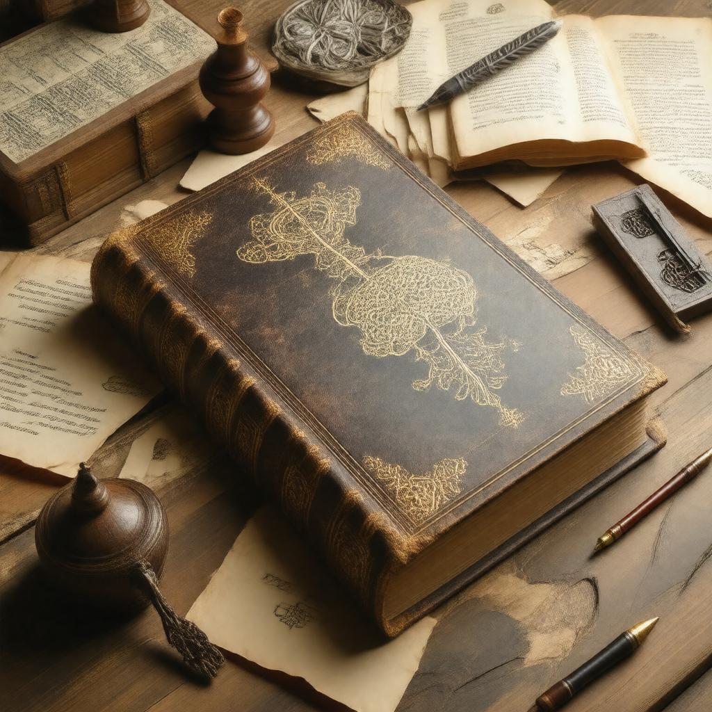 AI-created image of A Treatise of Human Nature