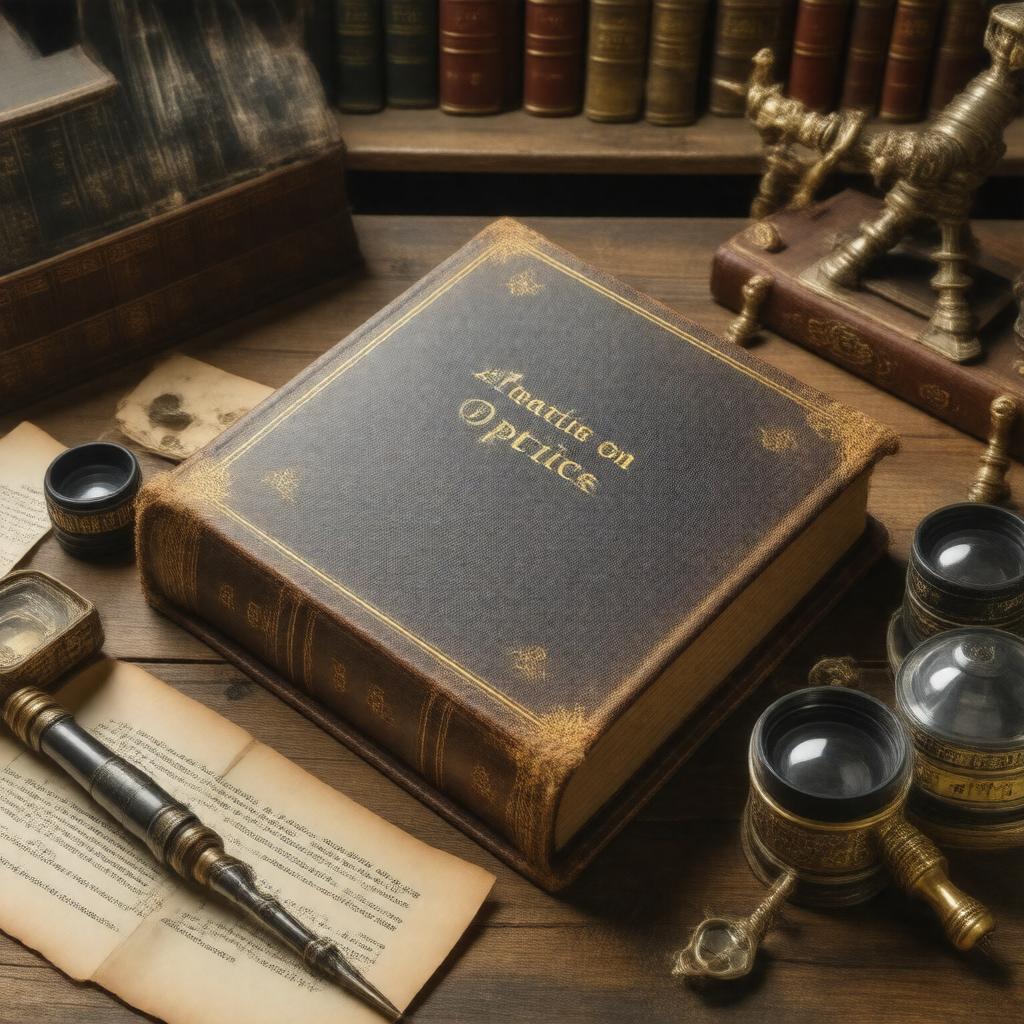 AI-created image of A Treatise on Optics