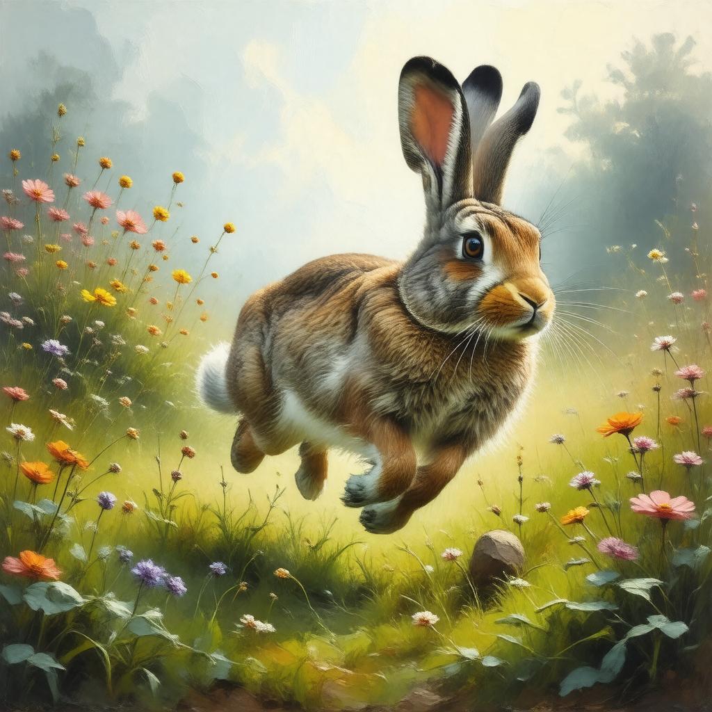 AI-created image of A Wild Hare