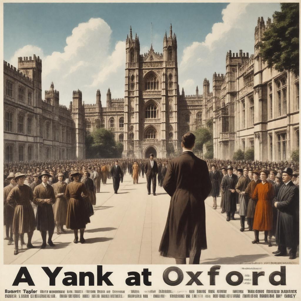 AI-created image of A Yank at Oxford