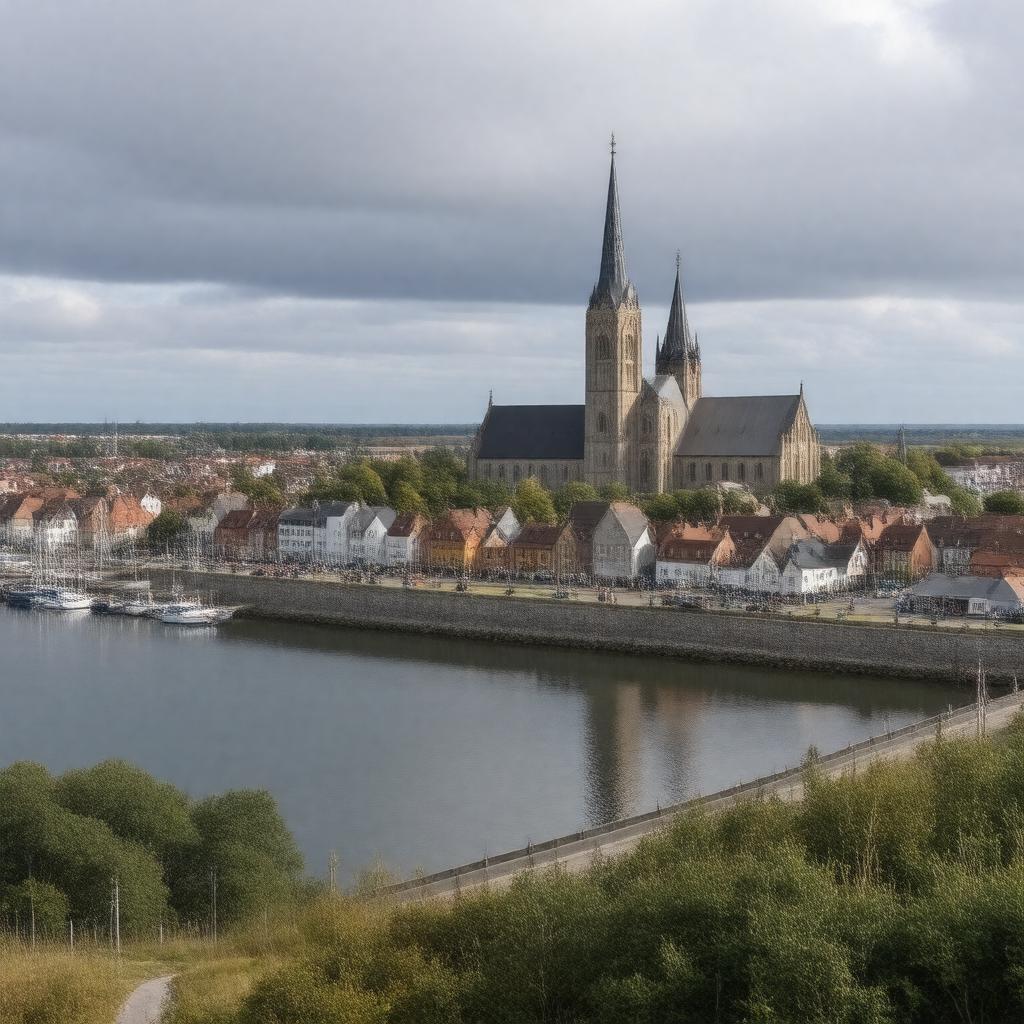 AI-created image of Aalborg