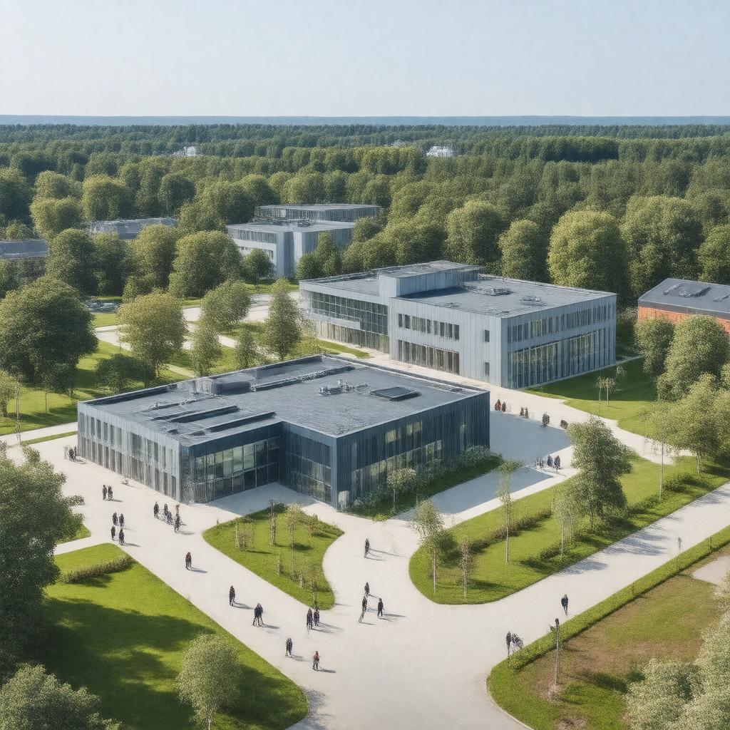 AI-created image of Aalborg University