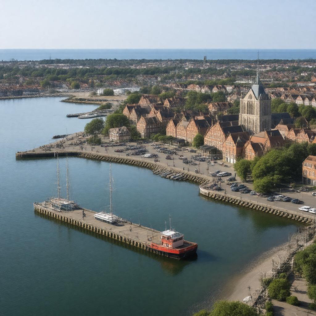 AI-created image of Aarhus