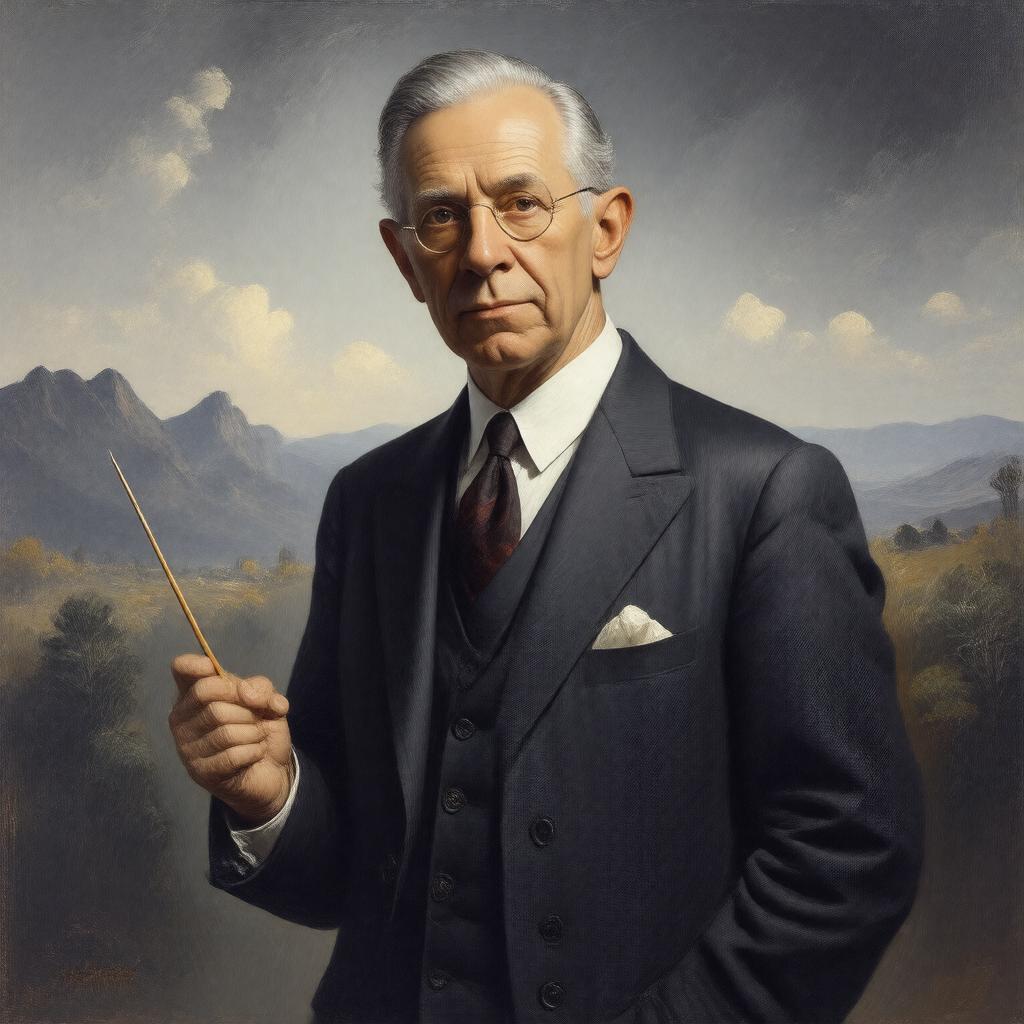 AI-created image of Aaron Copland