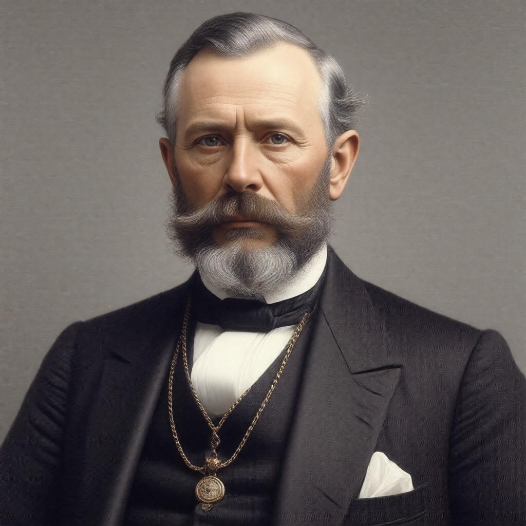 AI-created image of Aaron Lufkin Dennison