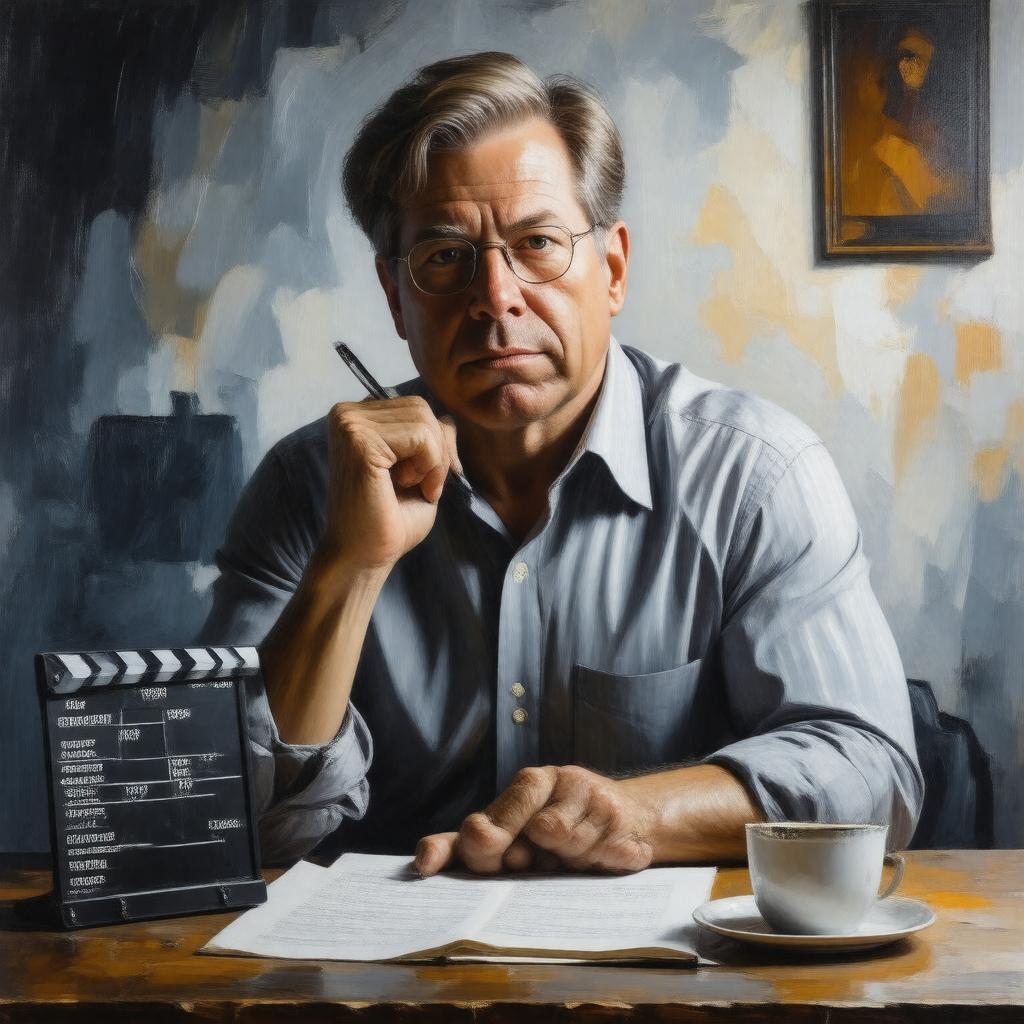 AI-created image of Aaron Sorkin