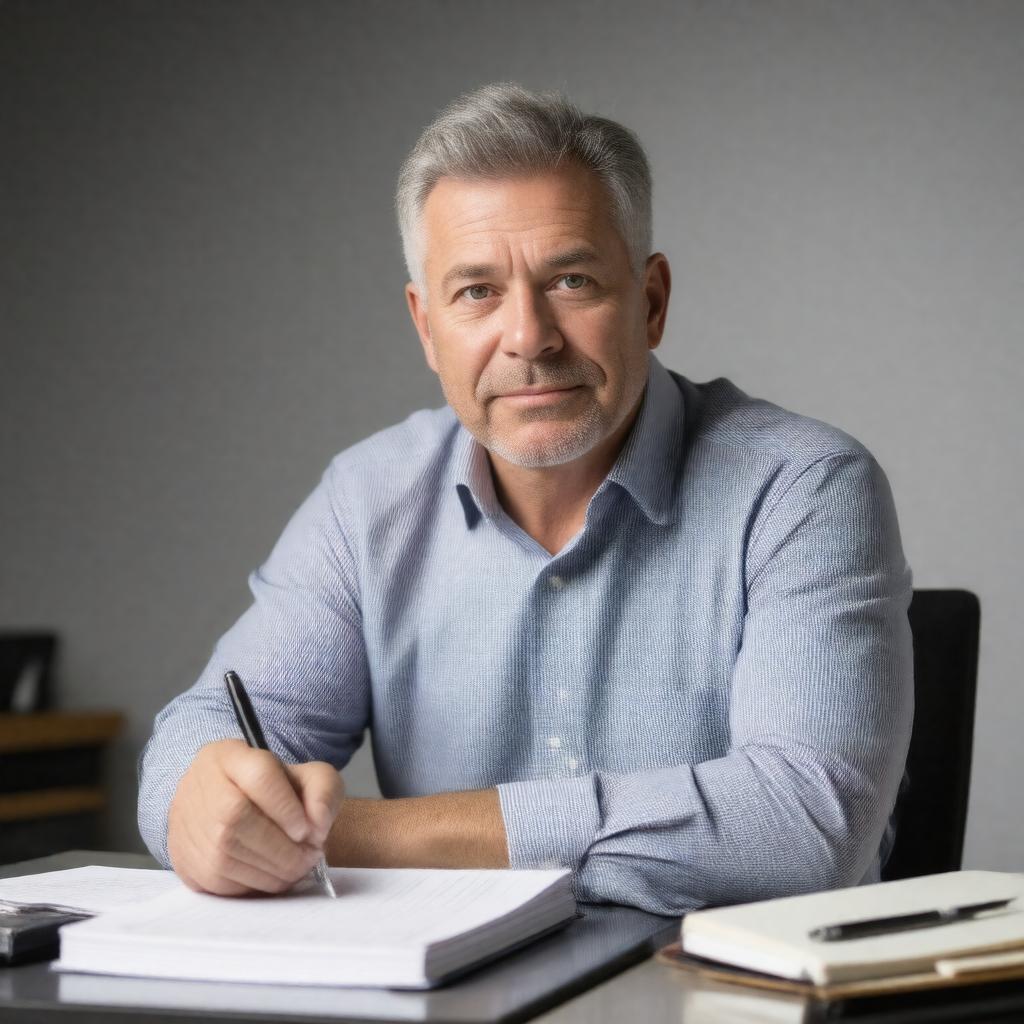 AI-created image of Aaron Stockard