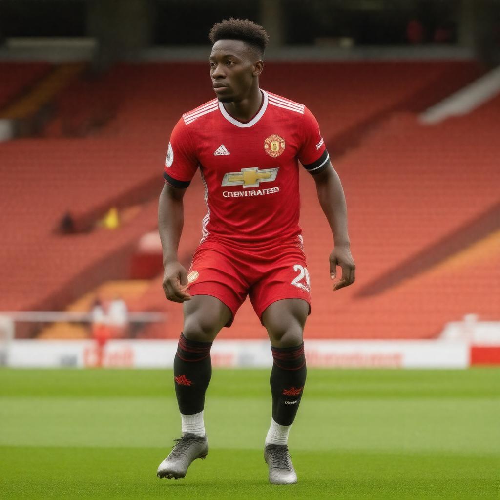 AI-created image of Aaron Wan-Bissaka