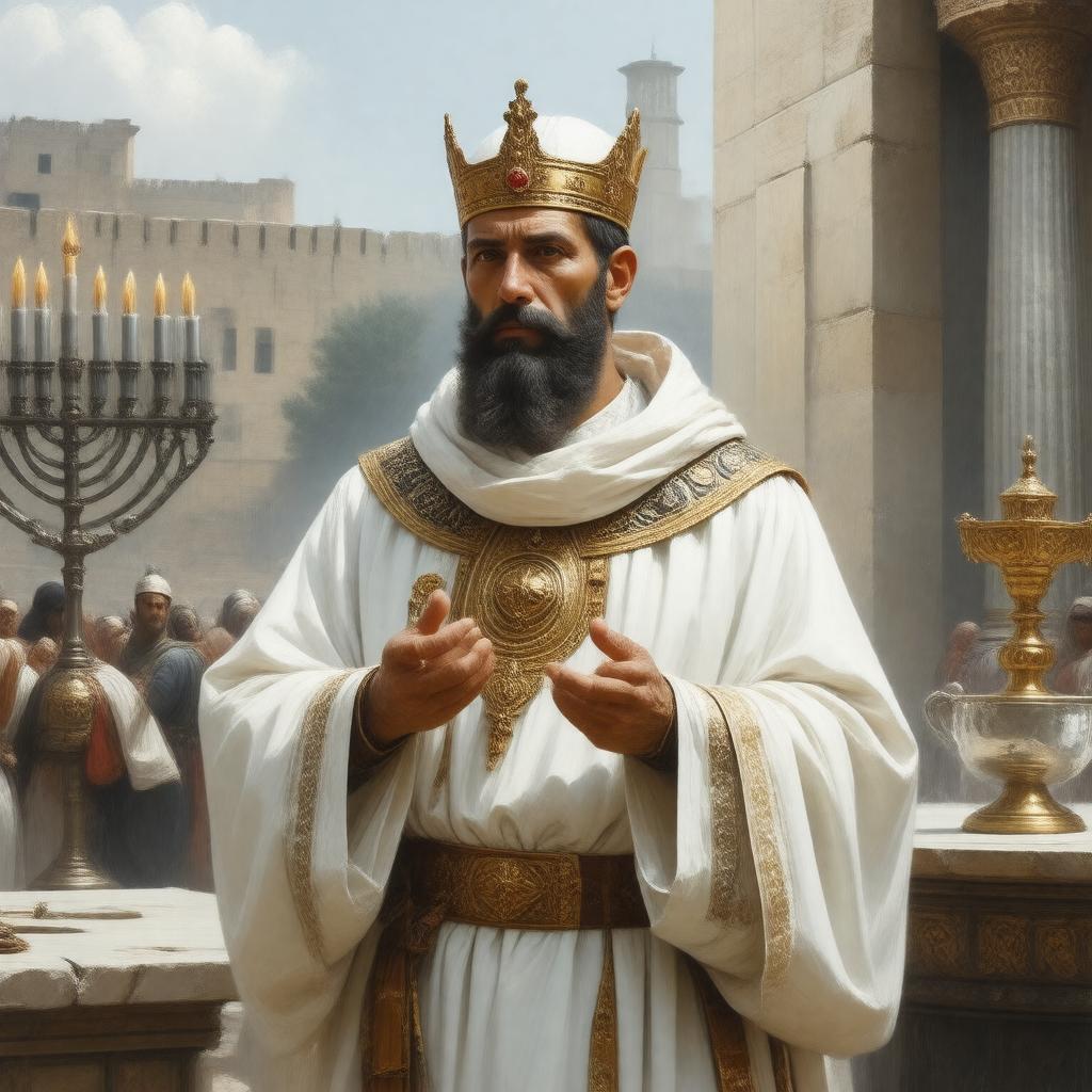 Click to view larger image AI-created image of Aaronic priests