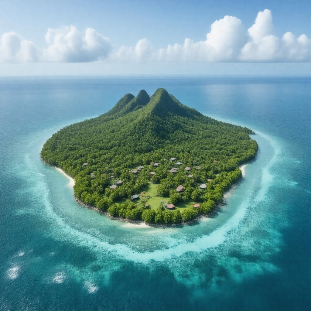 AI-created image of Abaiang