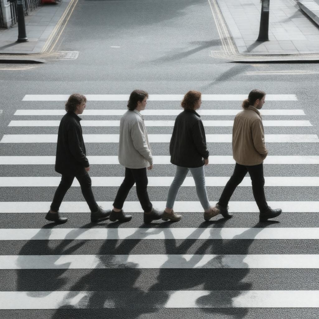 AI-created image of Abbey Road