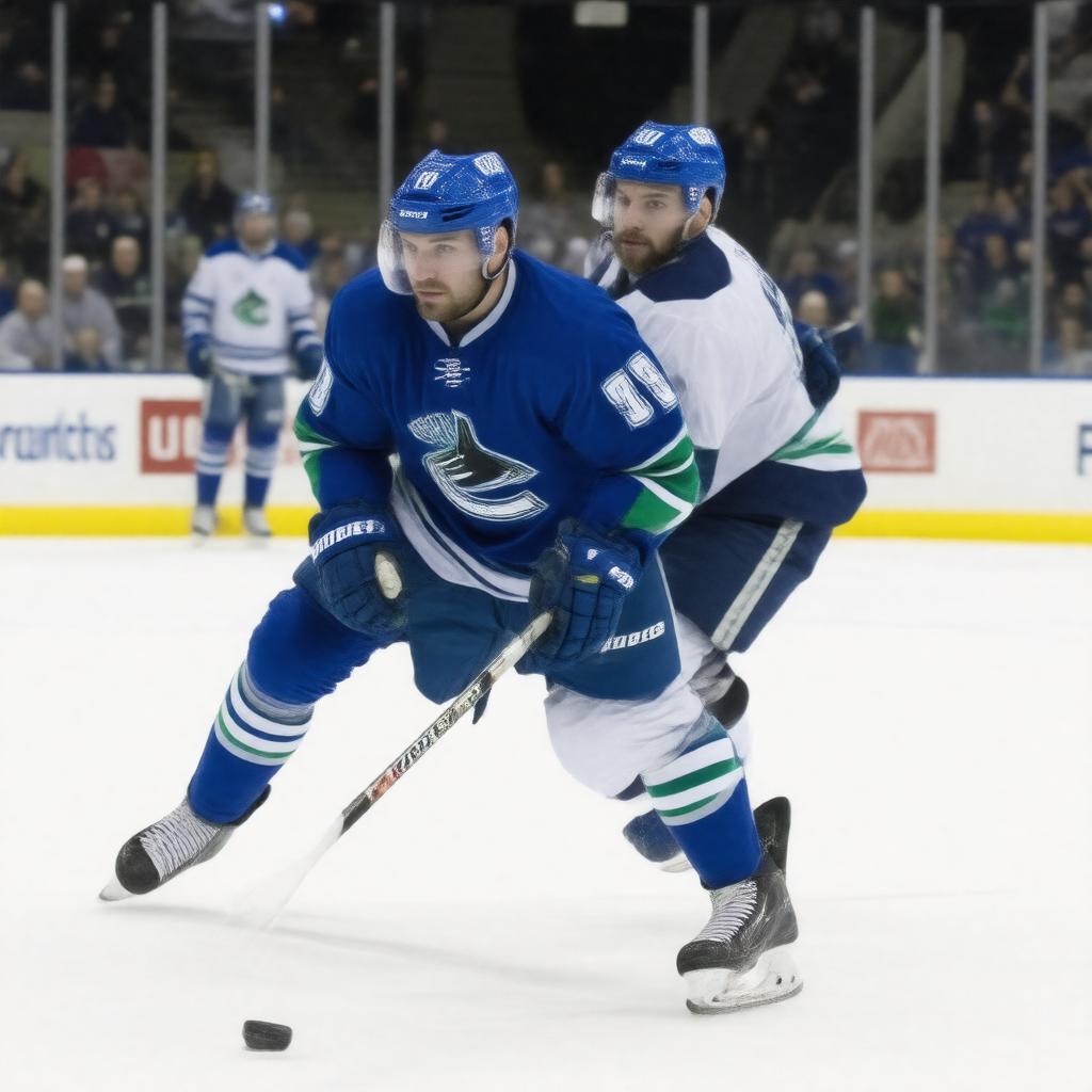 Click to view larger image AI-created image of Abbotsford Canucks