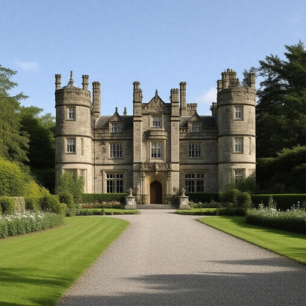 Click to view larger image AI-created image of Abbotsford House