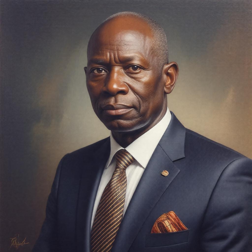 Click to view larger image AI-created image of Abdoulaye Wade