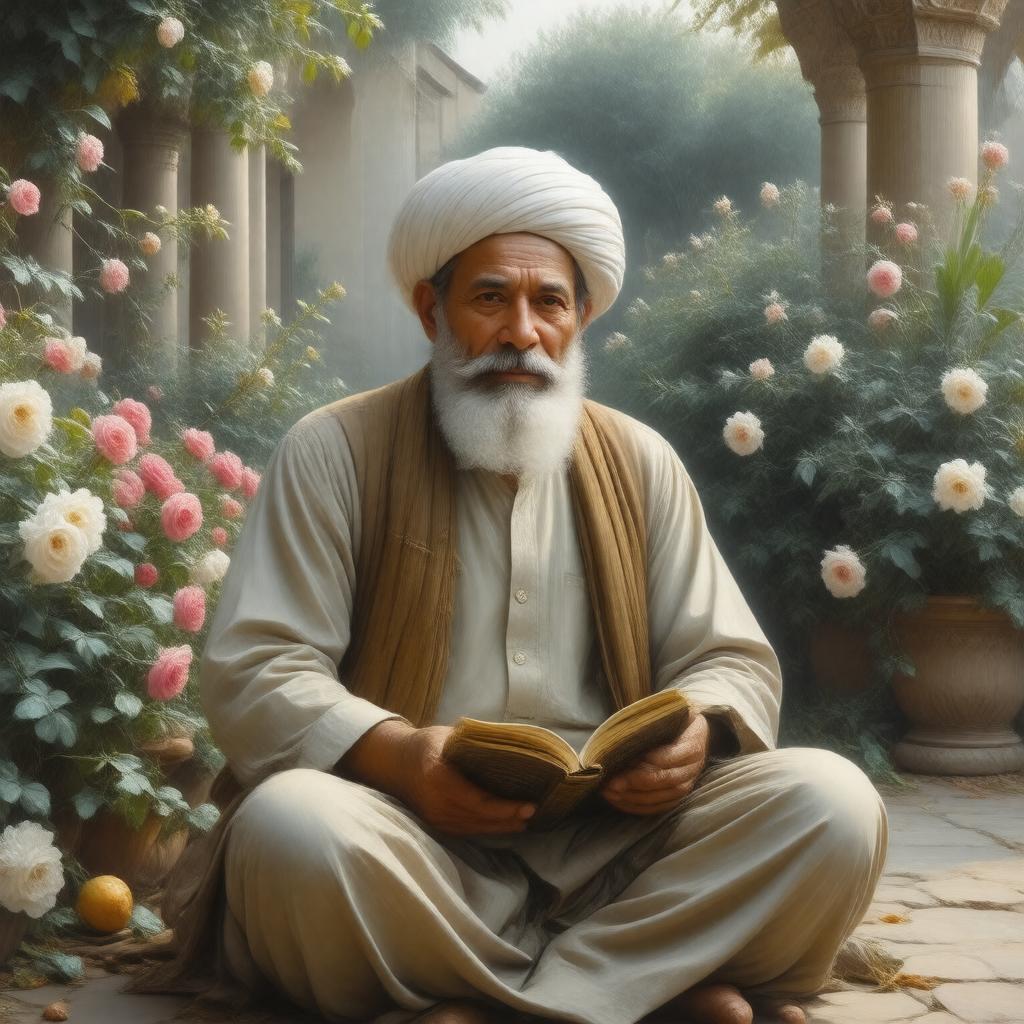 AI-created image of Abdul Qadir Gilani