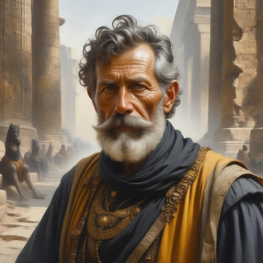 AI-created image of Abel Trelawny