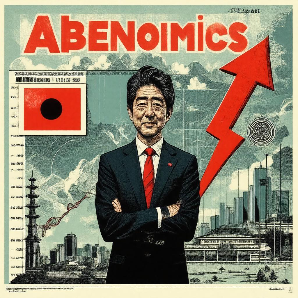 Click to view larger image AI-created image of Abenomics