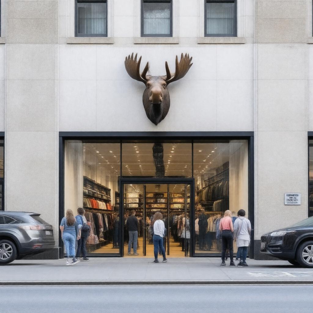 AI-created image of Abercrombie & Fitch