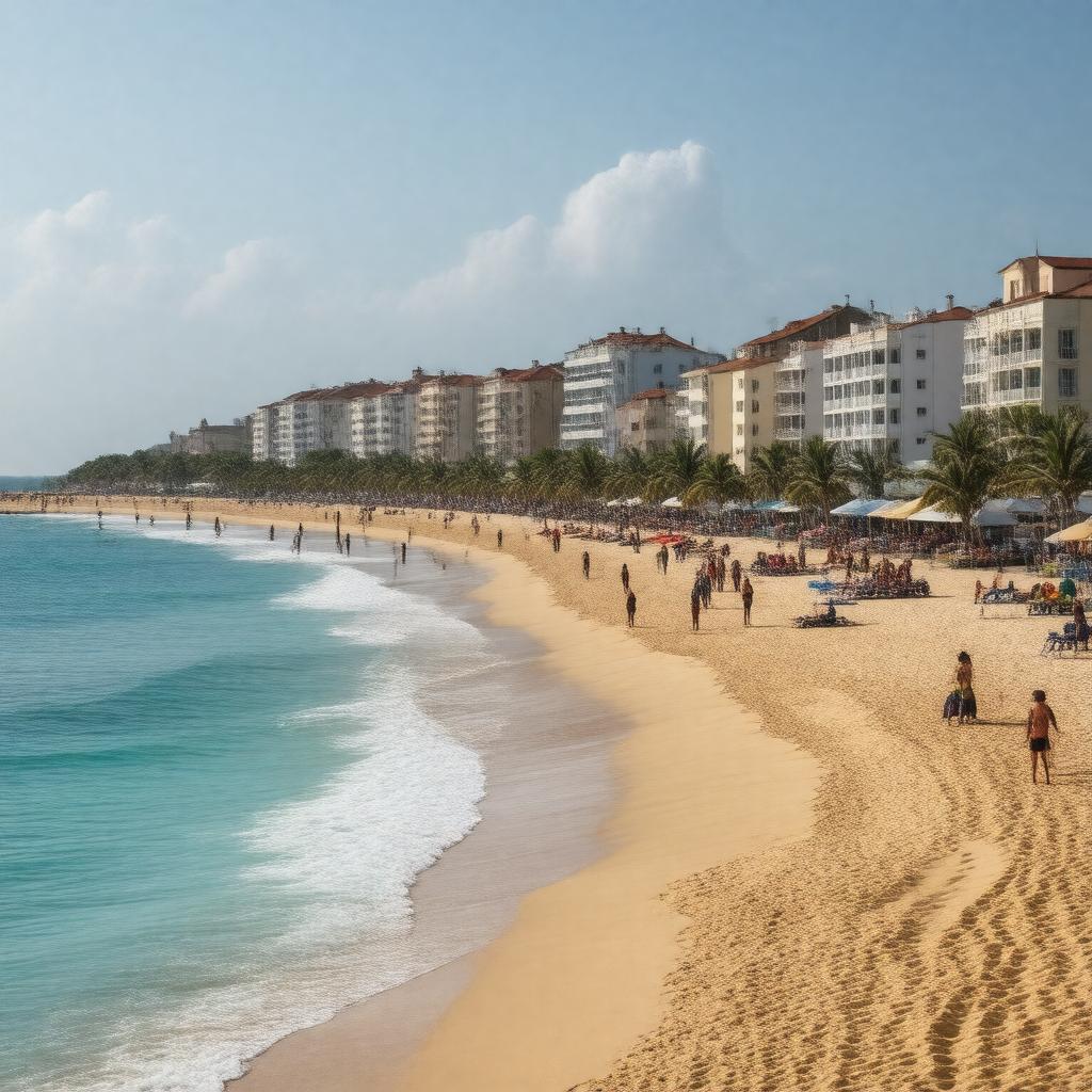 AI-created image of Aberdeen-Lumley Beach