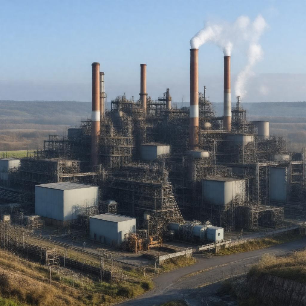 Click to view larger image AI-created image of Aberdeen Steelworks