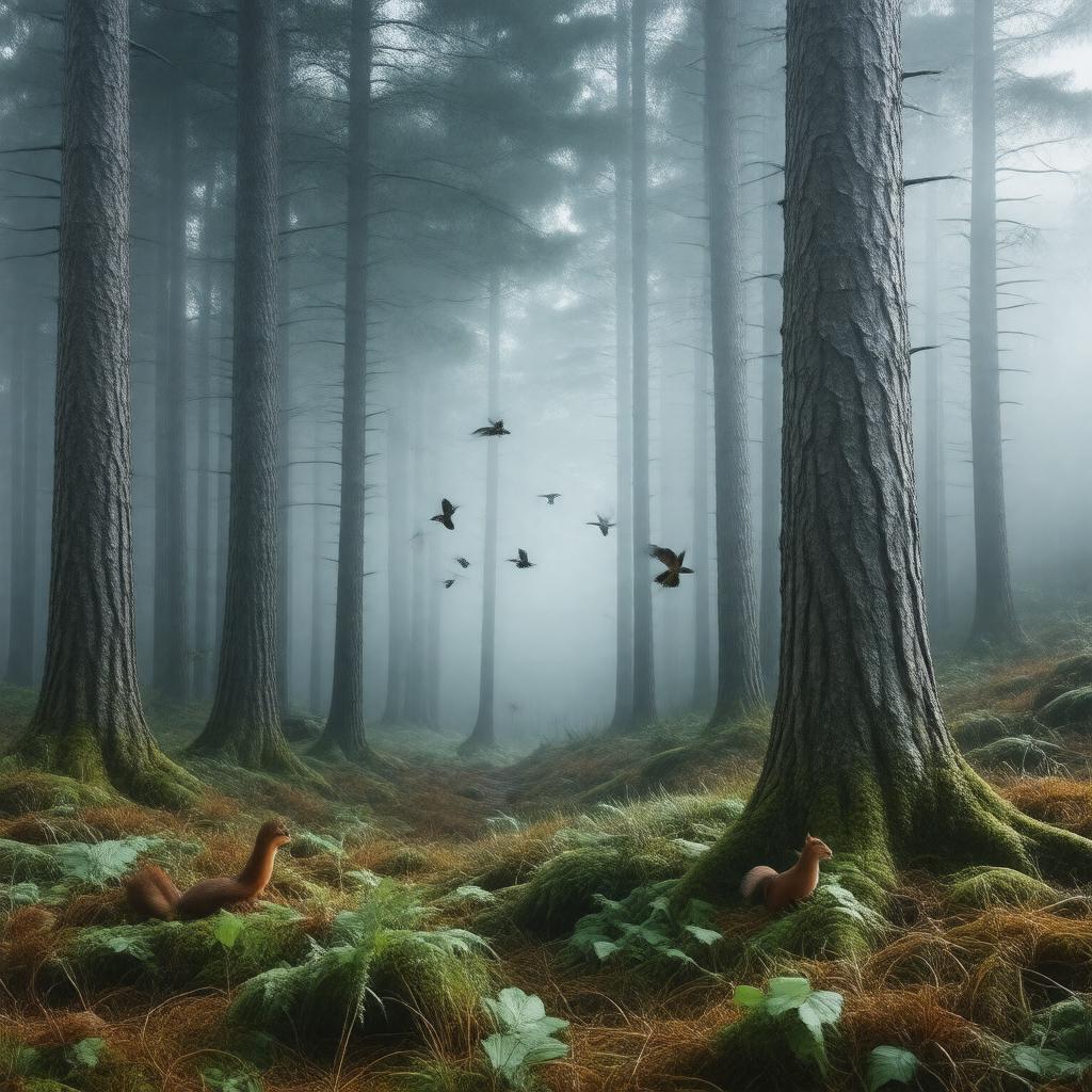 AI-created image of Abernethy Forest