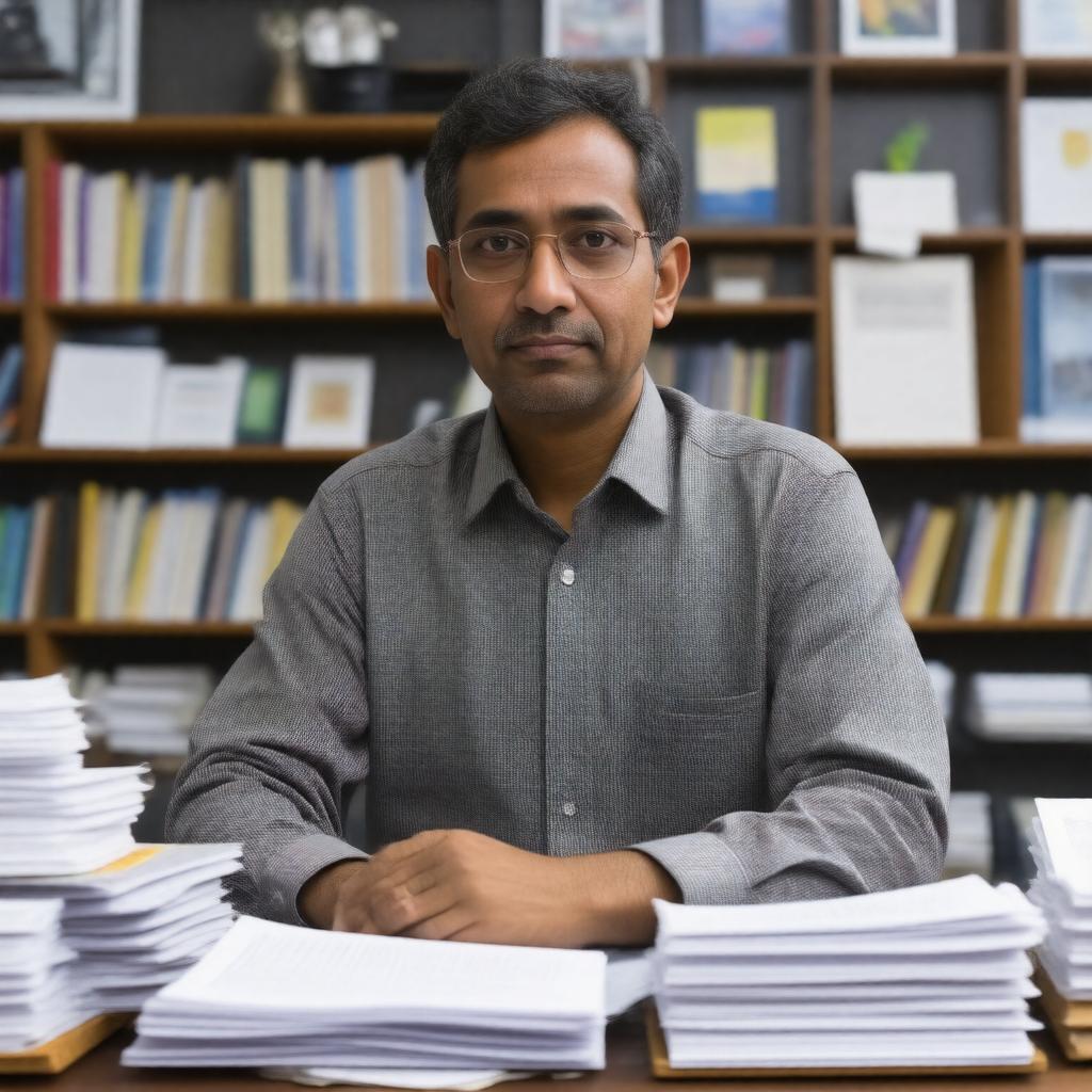 AI-created image of Abhijit Banerjee