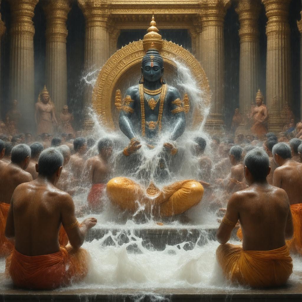 AI-created image of Abhishekam