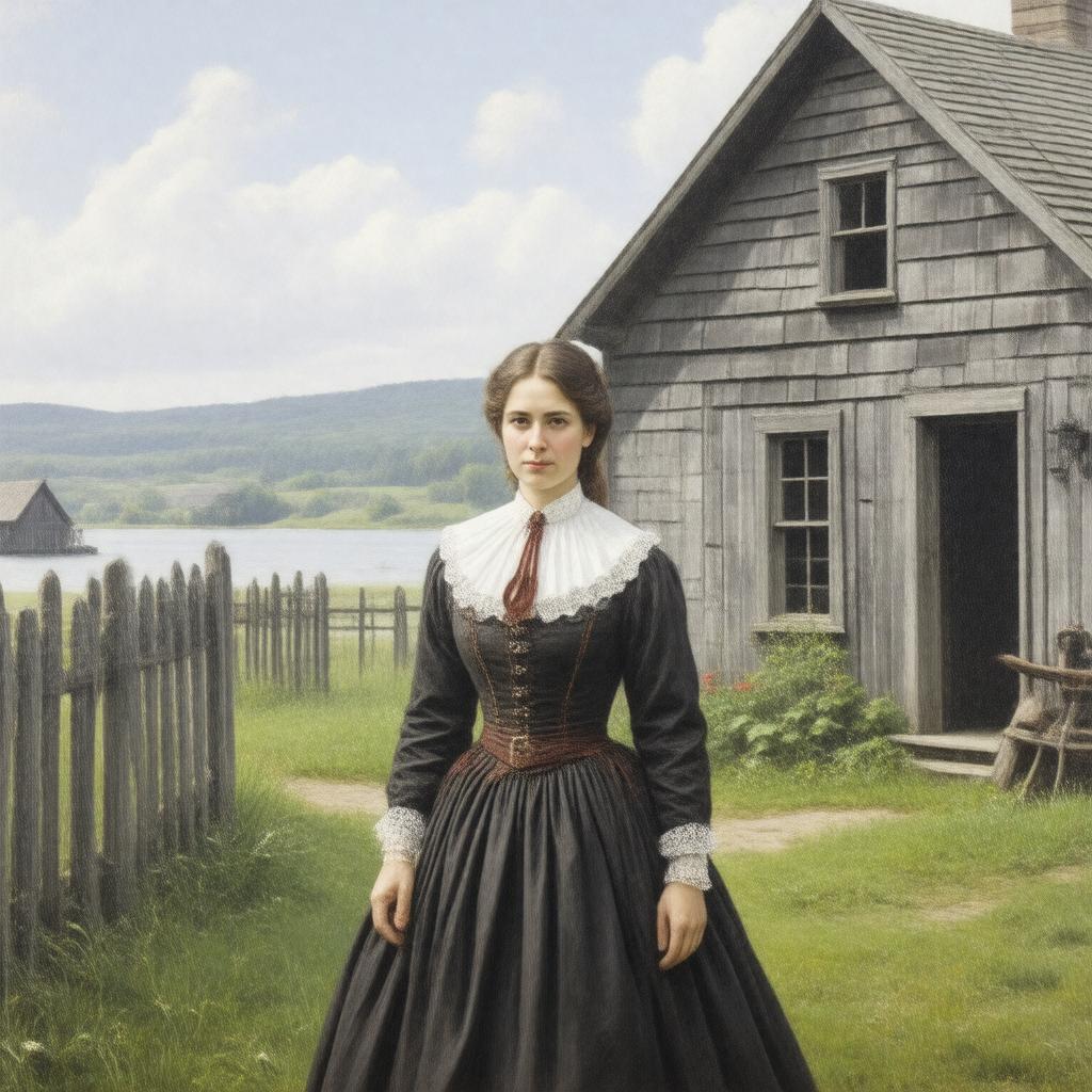 Click to view larger image AI-created image of Abigail Warren