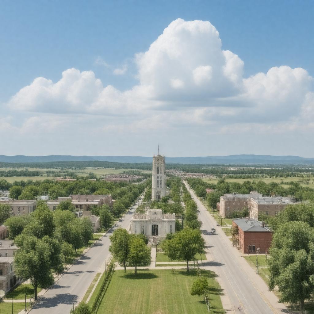 AI-created image of Abilene, Kansas