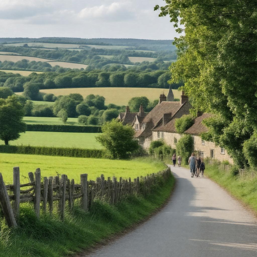 AI-created image of Abington, Cambridgeshire