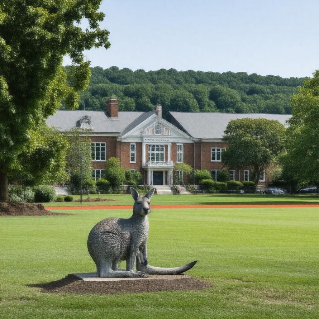 AI-created image of Abington Friends School