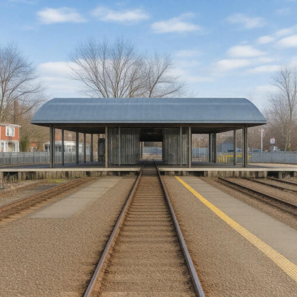 Click to view larger image AI-created image of Abington (MBTA station)