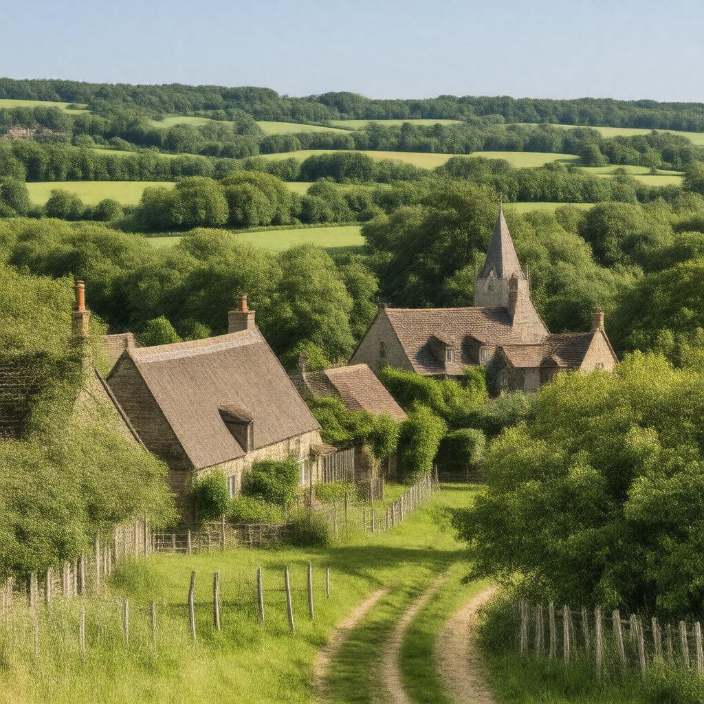 AI-created image of Abington, Oxfordshire