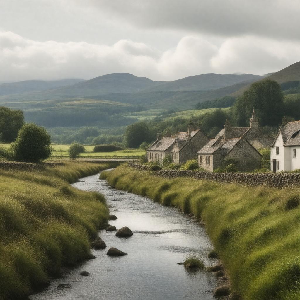 AI-created image of Abington, South Lanarkshire