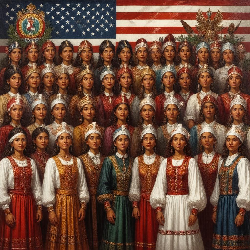 AI-created image of Abkhaz Americans