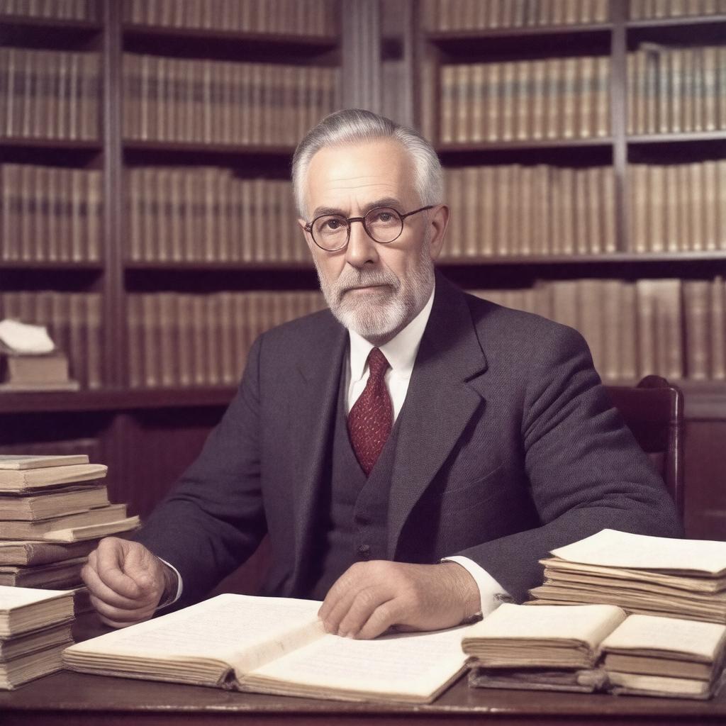 AI-created image of Abraham Adrian Albert