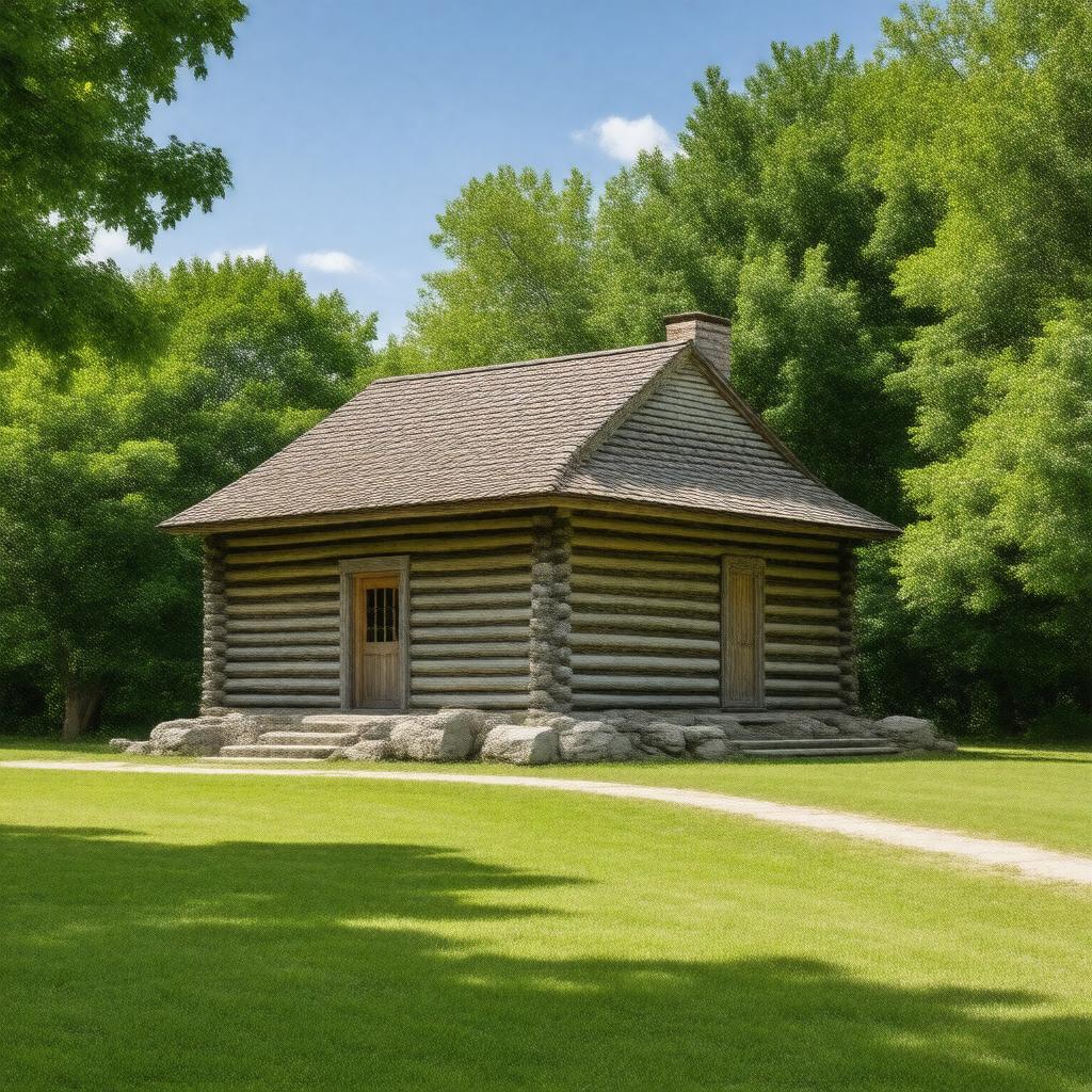AI-created image of Abraham Lincoln Birthplace National Historical Park