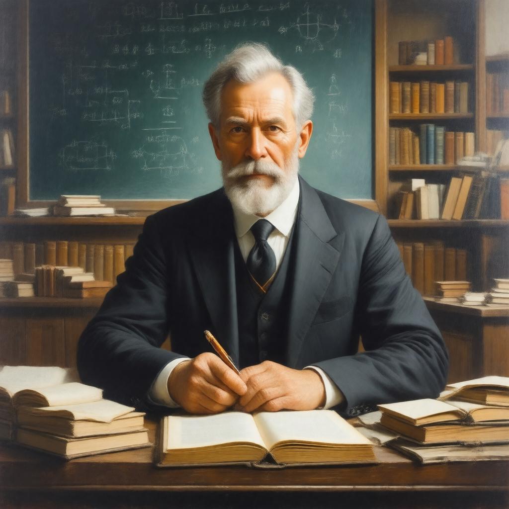 AI-created image of Abraham Robinson