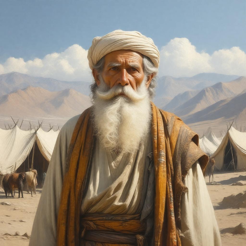 AI-created image of Abraham (biblical figure)