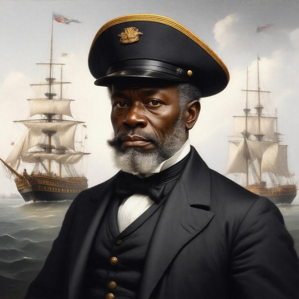 Click to view larger image AI-created image of Absalom Boston