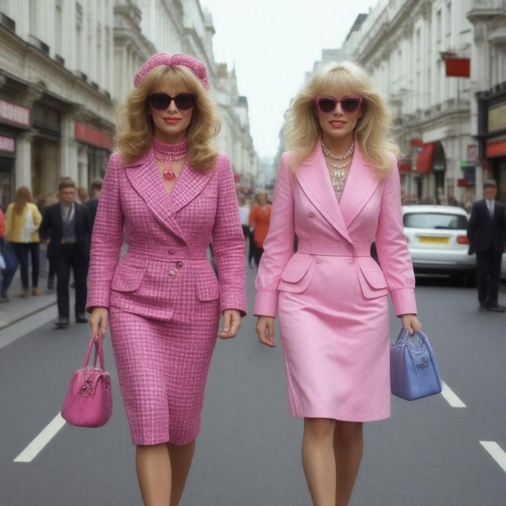 AI-created image of Absolutely Fabulous