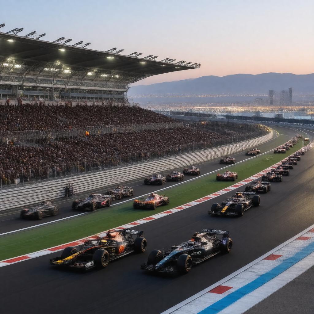 AI-created image of Abu Dhabi Grand Prix