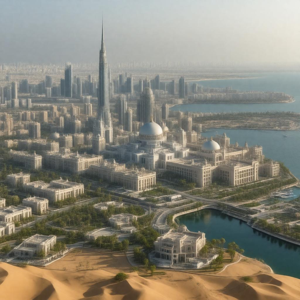 AI-created image of Abu Dhabi, United Arab Emirates