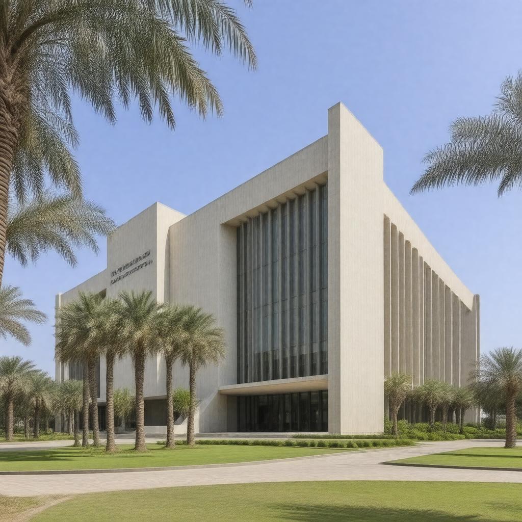 AI-created image of Abu Dhabi University