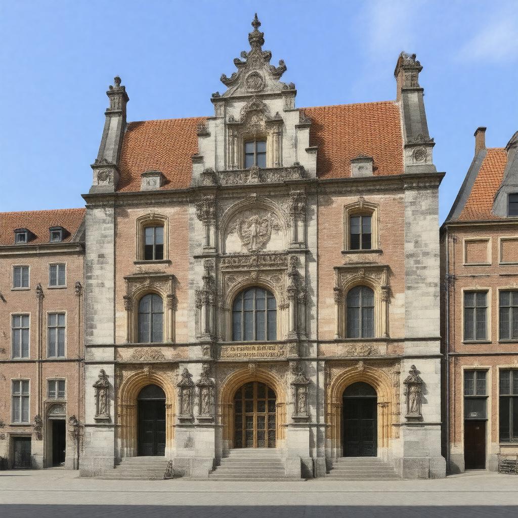 AI-created image of Académie des Beaux-Arts, Bruges