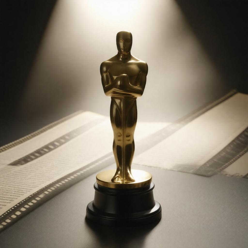 AI-created image of Academy Award for Best Adapted Screenplay