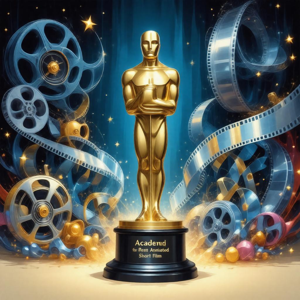 Click to view larger image AI-created image of Academy Award for Best Animated Short Film