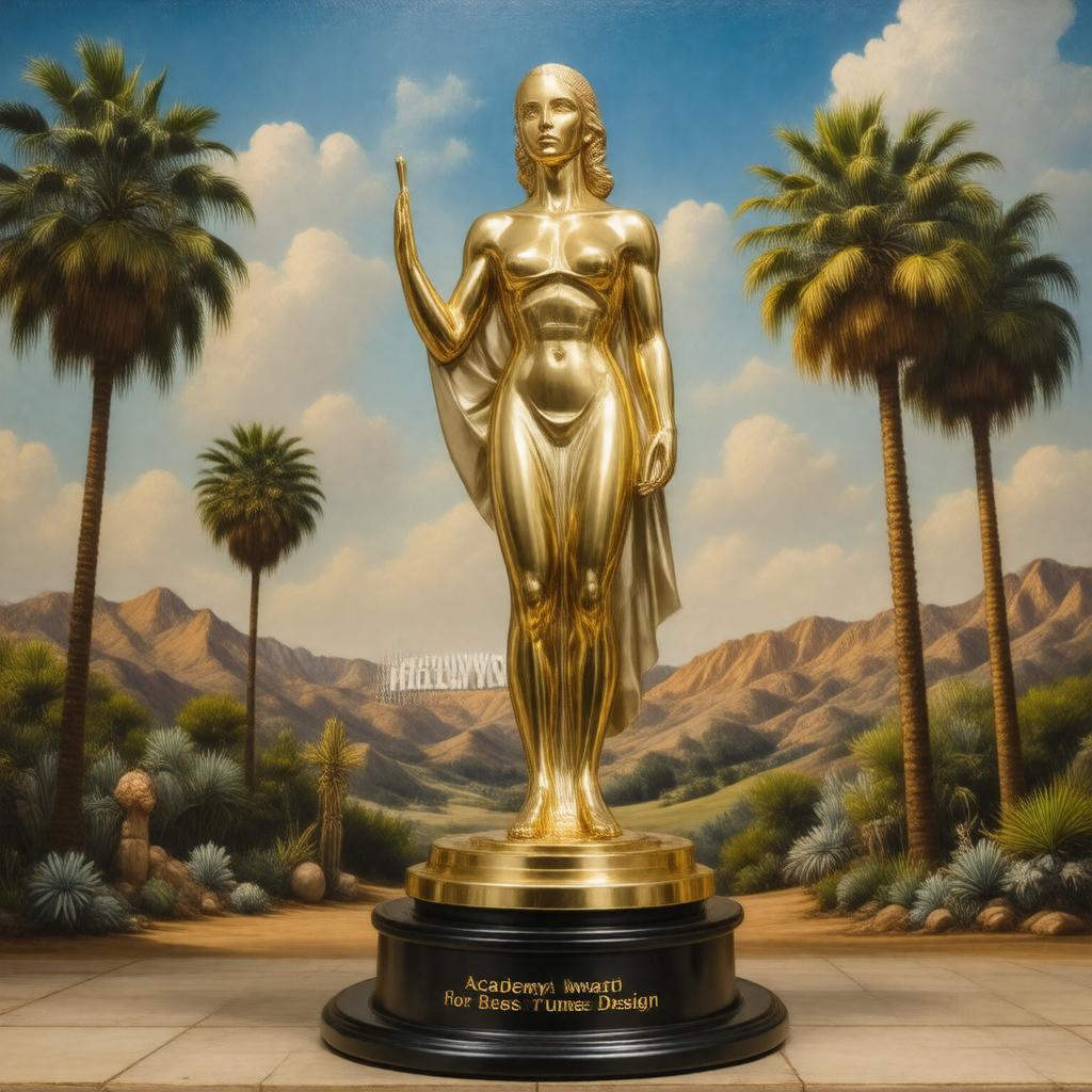 AI-created image of Academy Award for Best Costume Design
