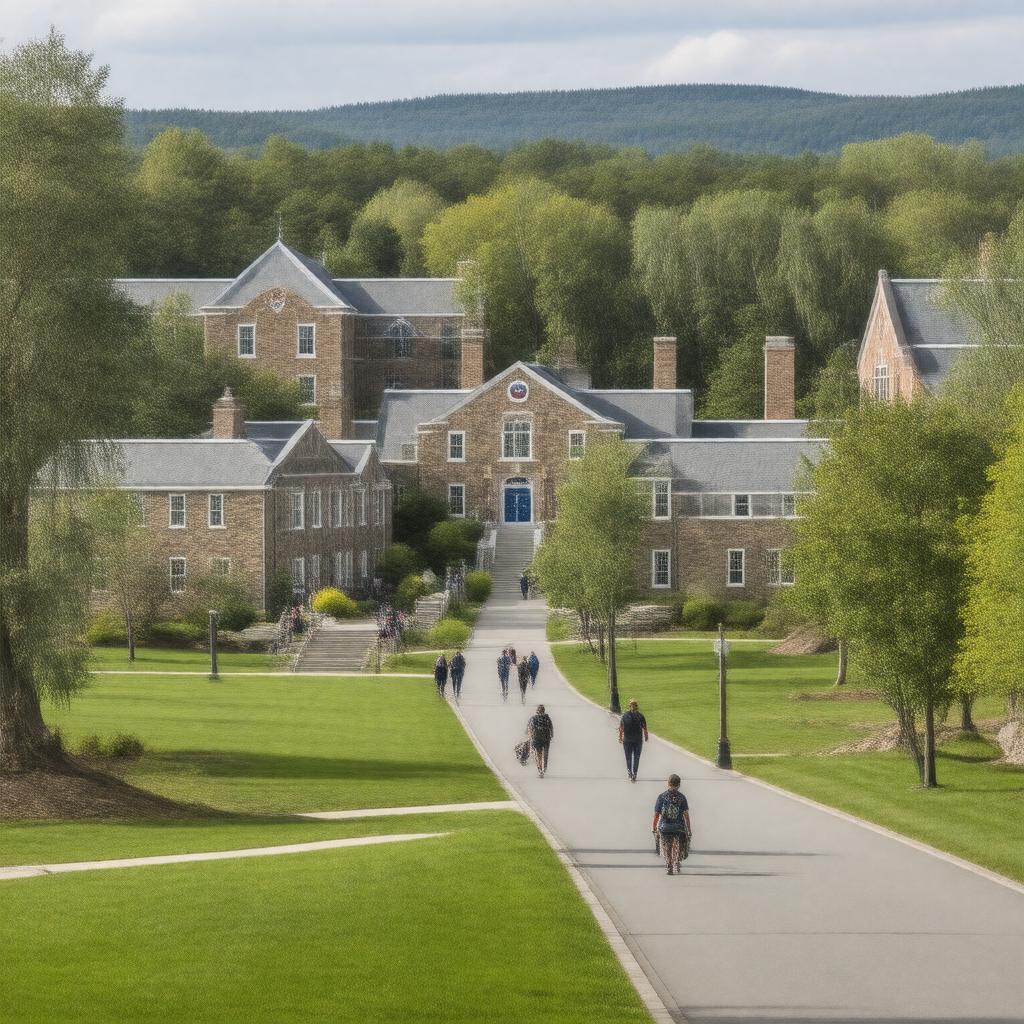 AI-created image of Acadia University