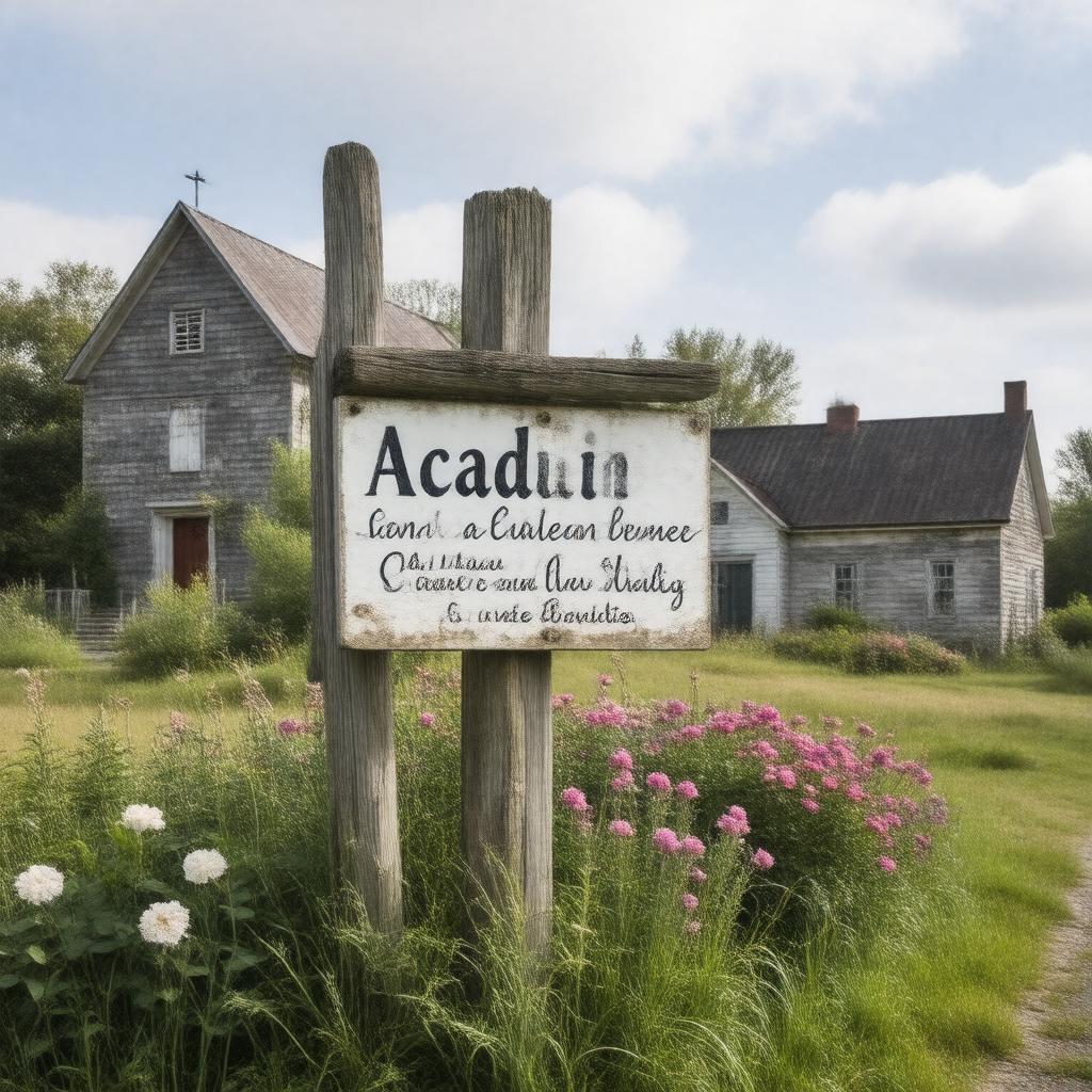 AI-created image of Acadian French
